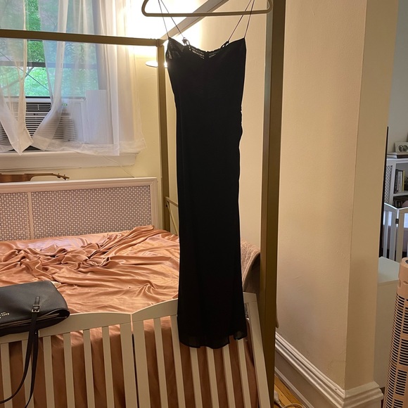 Reformation Kourtney Dress in Black - size 0 - Picture 8 of 10